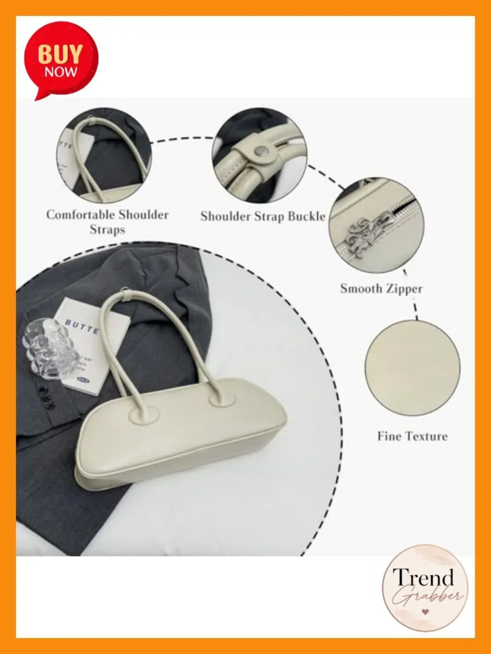 PU Leather Hobo Shoulder Bag with Top Handle - Waterproof Fashion